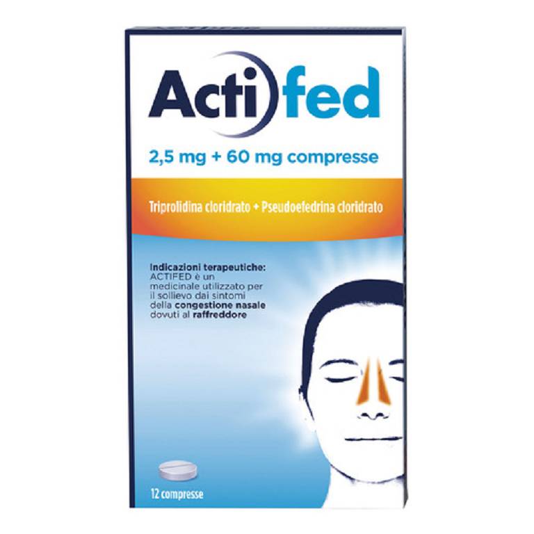 ACTIFED 12 compresse 2,5mg+60mg