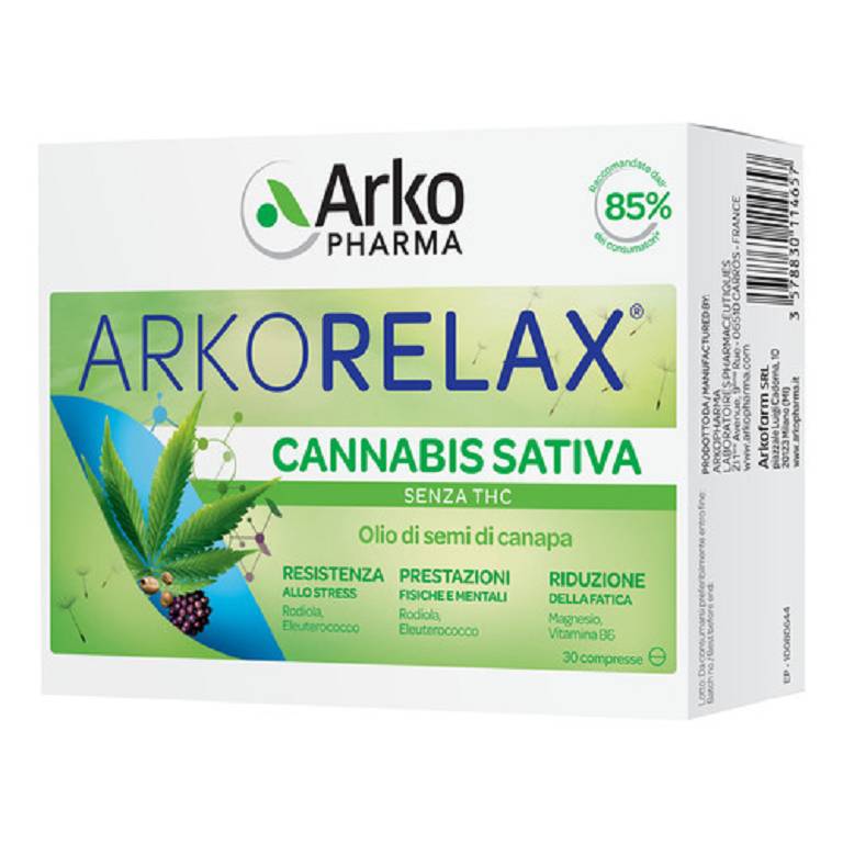 ARKORELAX CANNABIS SATIVA30CPR ARKORELAX CANNABIS SATIVA30CPR