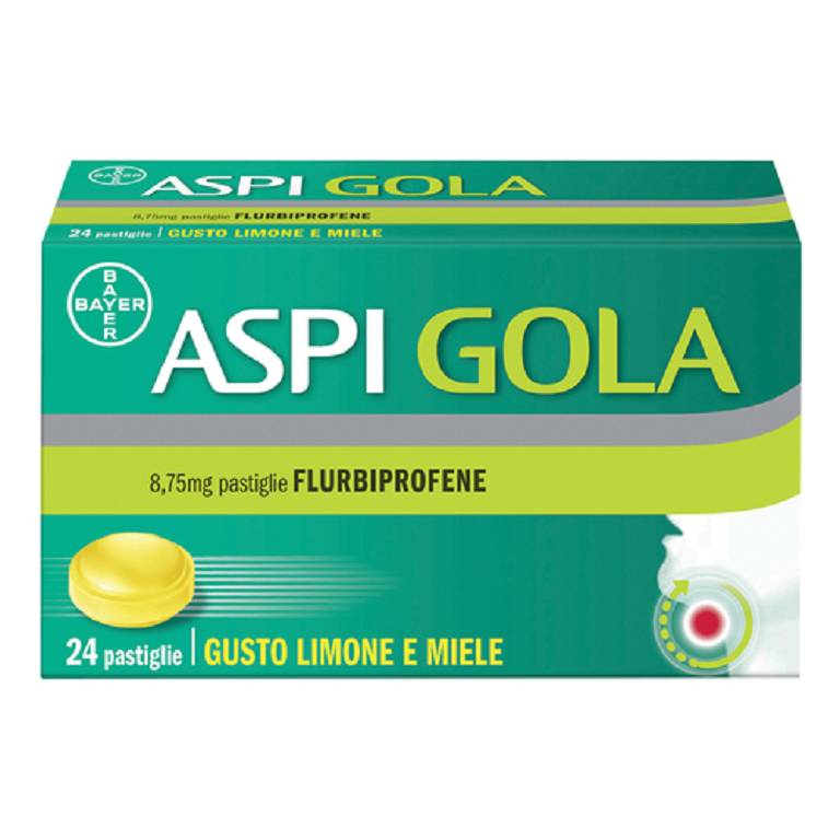ASPI GOLA 24 Pastiglie Limone e Miele