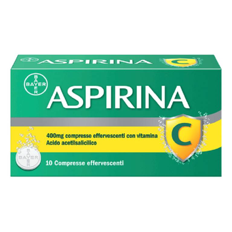 ASPIRINA C 10 Compresse Effervescenti 400+240 mg