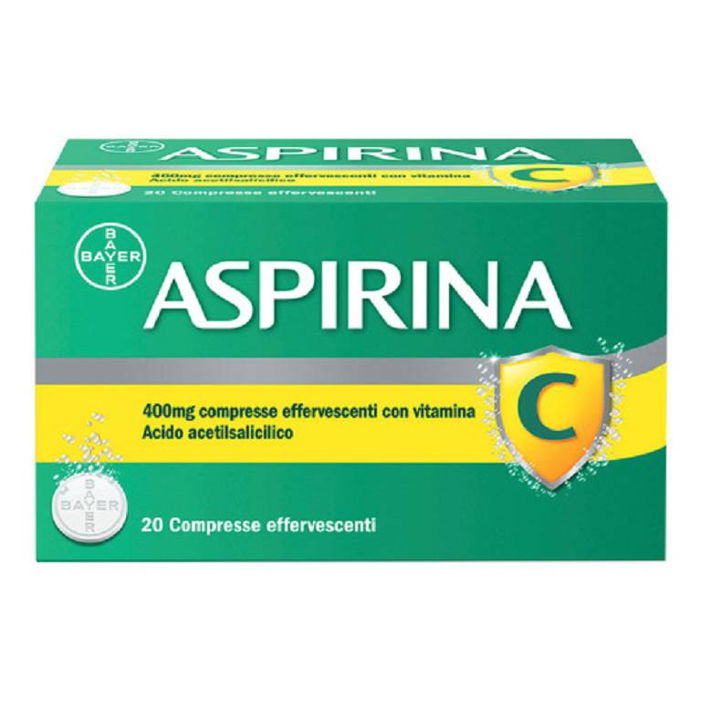 ASPIRINA C 20 Compresse Effervescenti 400+240 mg
