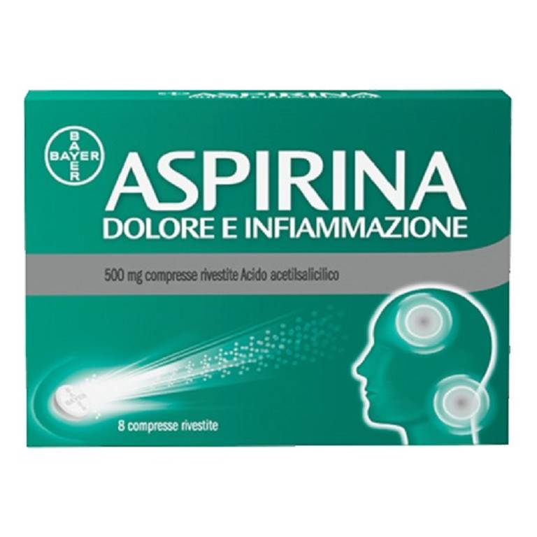 ASPIRINA Dolore e Infiammazione 8 Compresse 500 mg