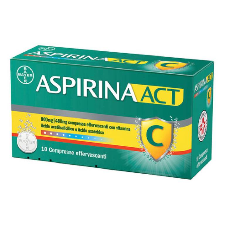 ASPIRINA Influenza e naso chiuso 500 mg/30 mg 10 bustine