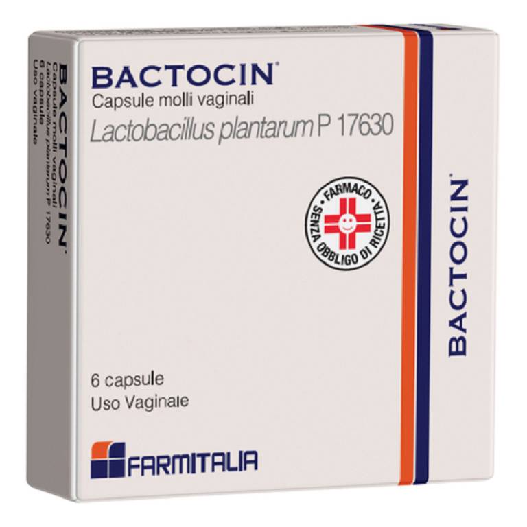 BACTOCIN 6 Capsule Vaginali Molli 3g