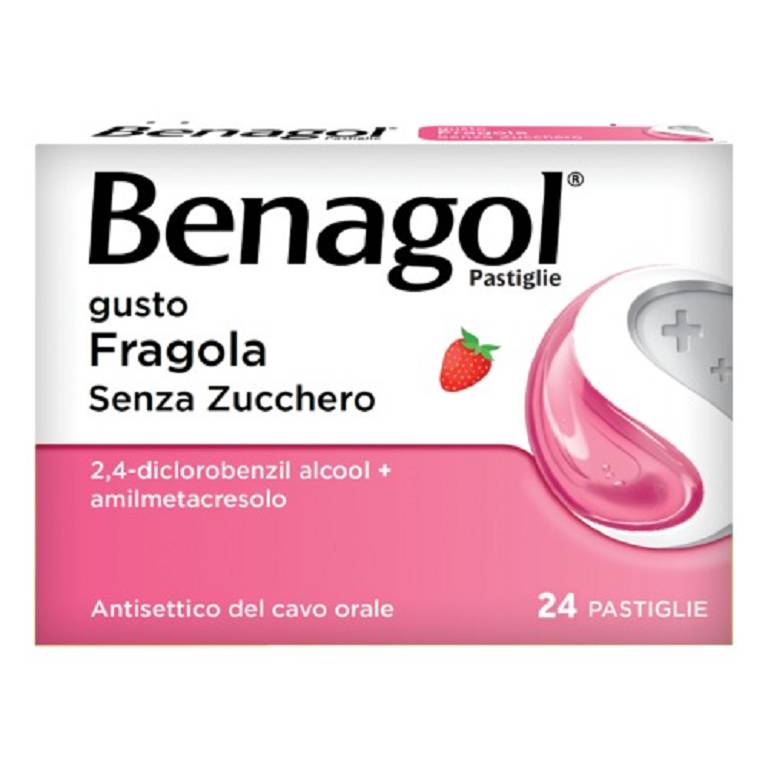 BENAGOL 24 pastiglie gusto fragola senza zucchero