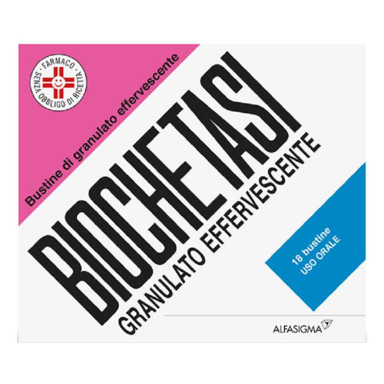 BIOCHETASI granulato effervescente 18 bustine