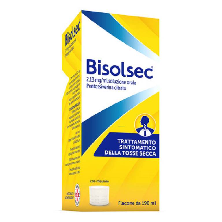 BISOLSEC soluzione orale 190ml 2,13mg/ml