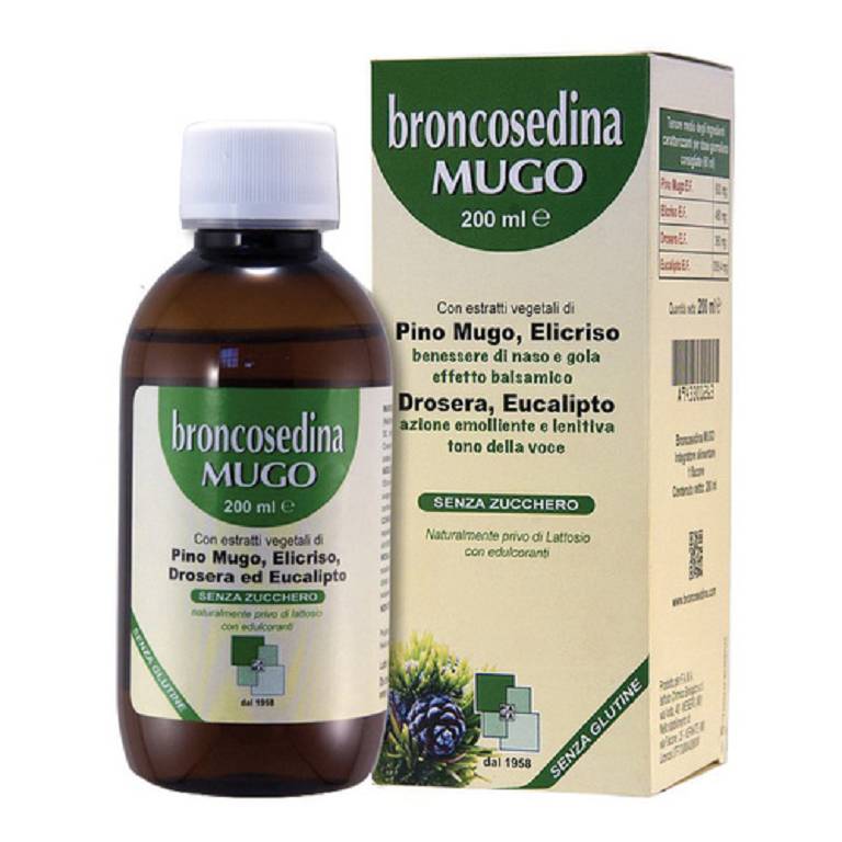 BRONCOSEDINA MUGO 200ML S/ZUCC