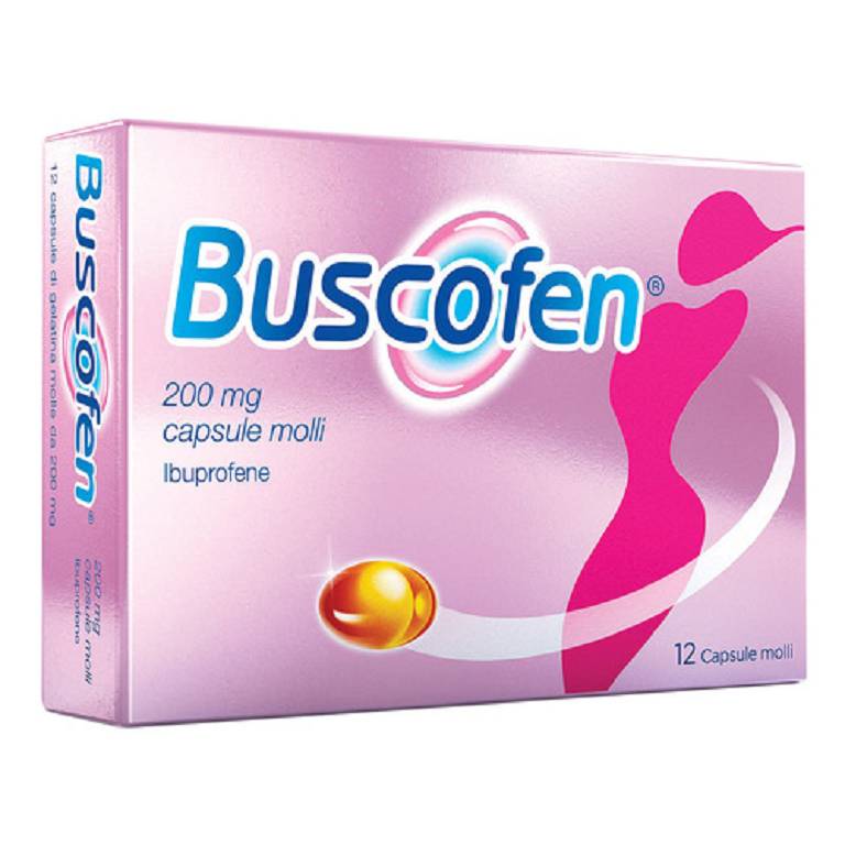 BUSCOFEN 12 capsule molli 200 mg