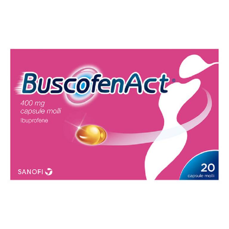 BUSCOFENACT 20 capsule molli 400 mg