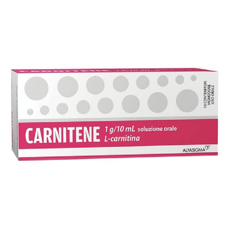 CARNITENE soluzione orale 10 flaconi 1g/10ml