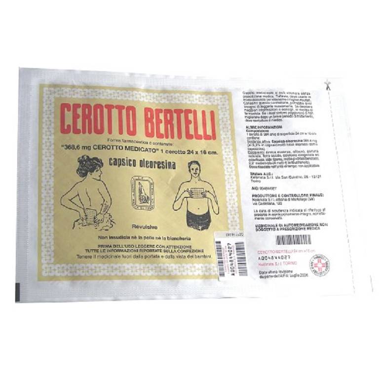 CEROTTO BERTELLI grande 16X24 cm