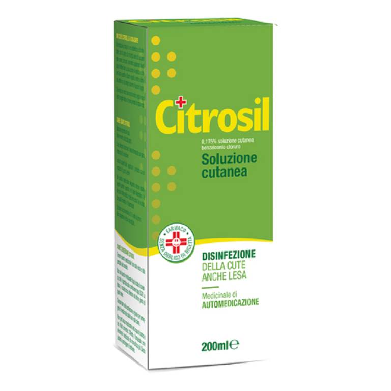 CITROSIL soluzione cutanea 200 ml 0,175%