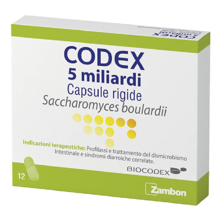 CODEX 12 capsule 5 miliardi 250 mg