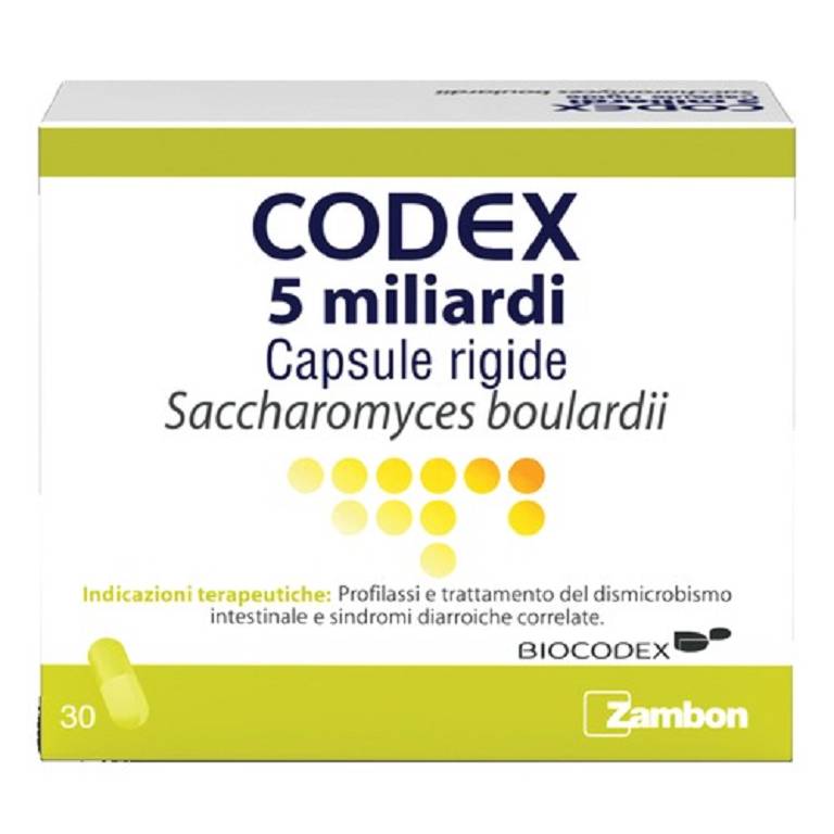 CODEX 30 capsule 5 miliardi 250 mg