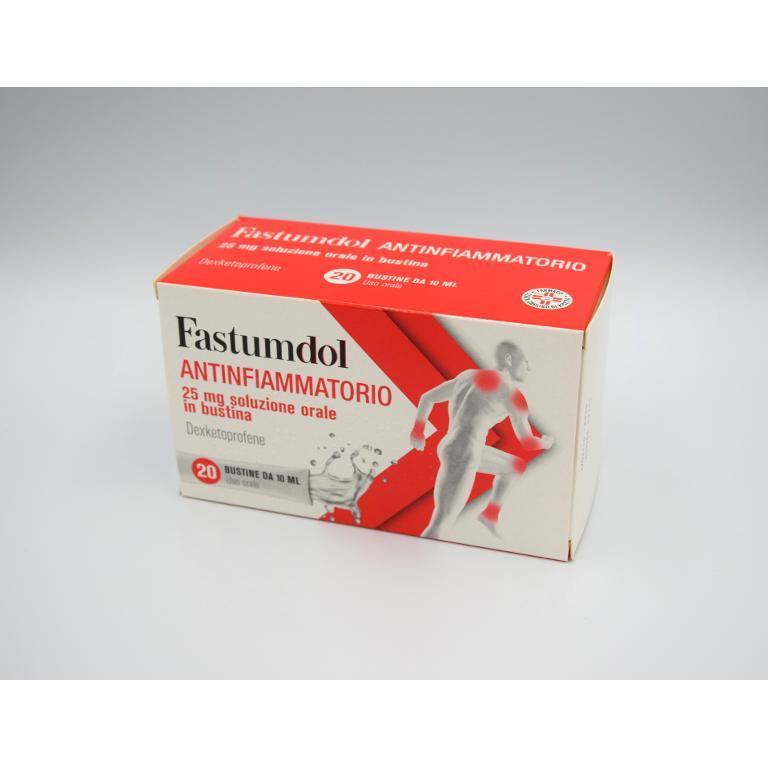 FASTUMDOL ANTINFIAMMATORIO SOLUZIONE ORALE 20 BUSTINE  25mg