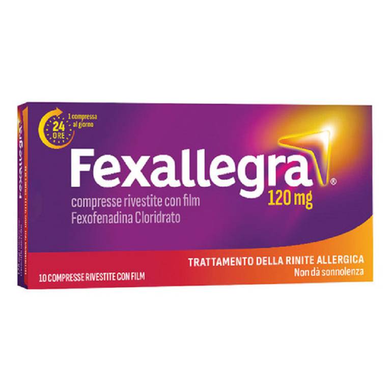 FEXALLEGRA 10 COMPRESSE RIVESTITE 120mg
