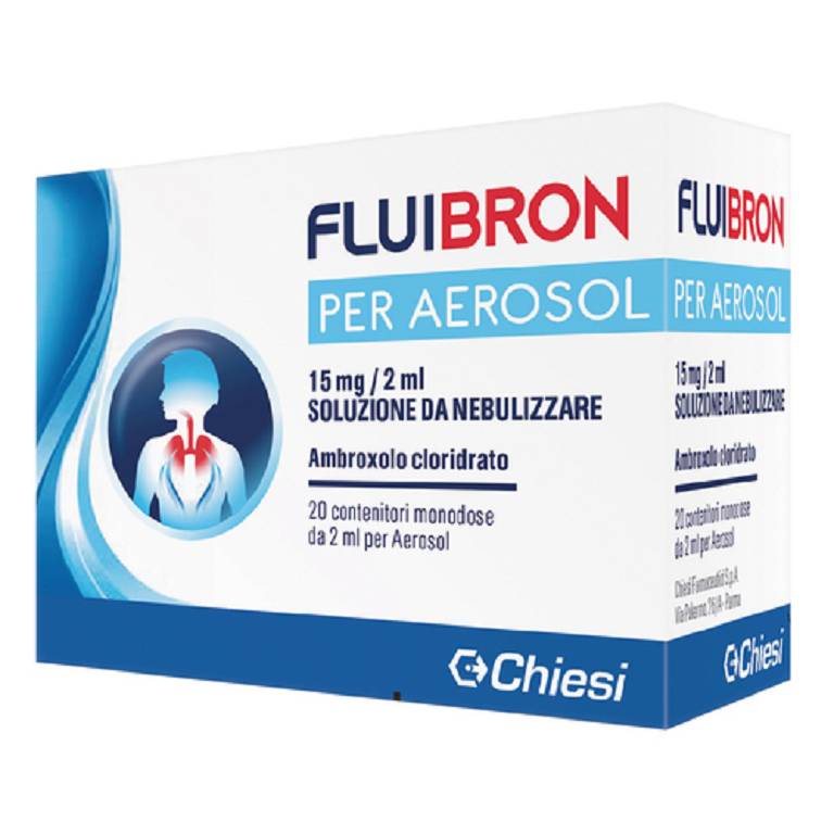 FLUIBRON AEROSOL 20 FLACONI 15mg 2ml