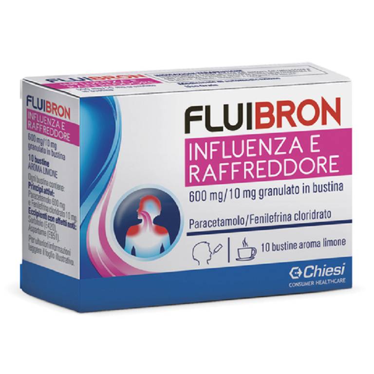 FLUIBRON INFLUENZA E RAFFREDDORE 10 BUSTINE