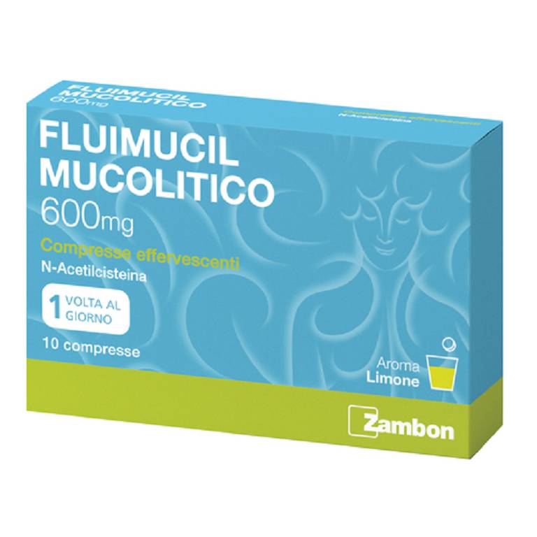FLUIMUCIL MUCOLITICO 10 COMPRESSE EFFERVESCENTI 600mg