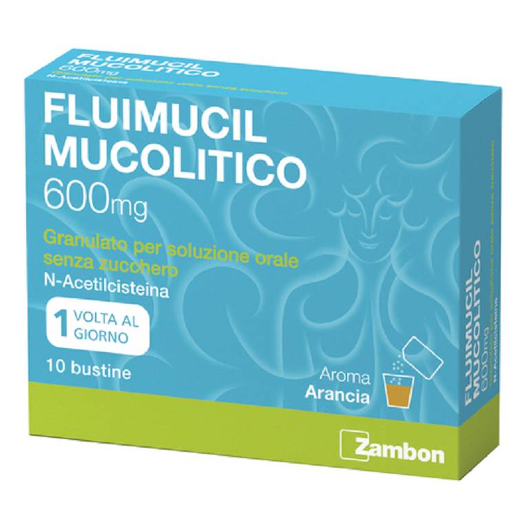 FLUIMUCIL MUCOLITICO SOSPENSIONE ORALE 10 BUSTINE 600mg