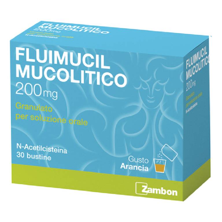FLUIMUCIL MUCOLITICO SOSPENSIONE ORALE 30 BUSTINE 200mg