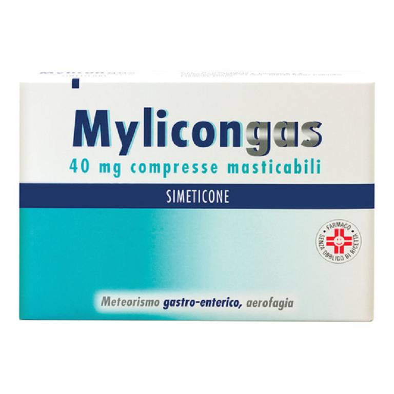MYLICON GAS 50 COMPRESSE MASTICABILI 40mg