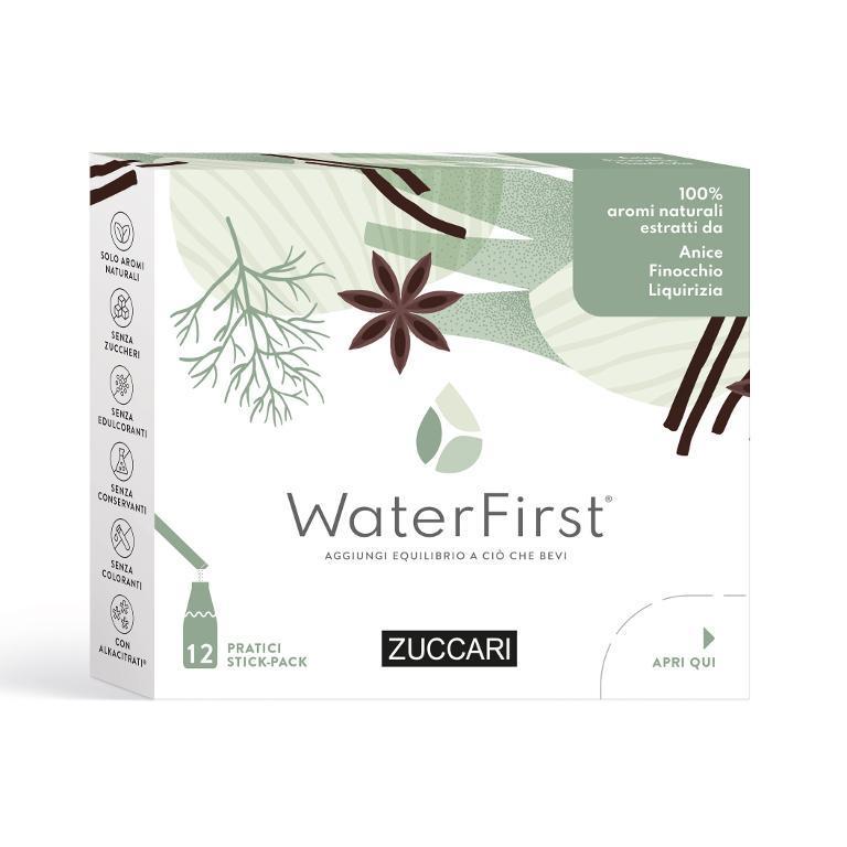 WATERFIRST ANICE, FINOCCHIO, LIQUIRIZIA 12 STICK