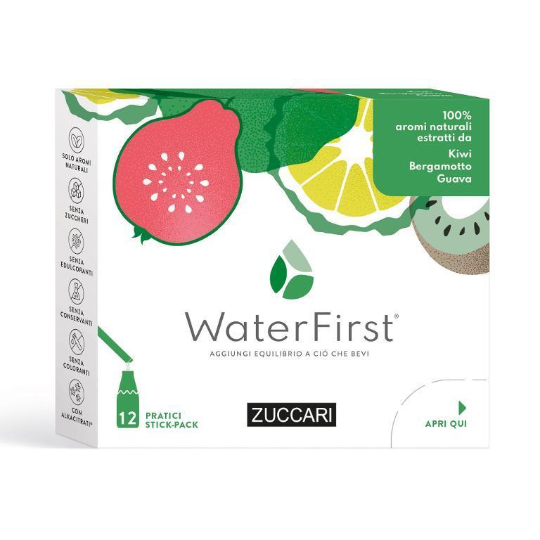 WATERFIRST KIWI, BERGAMOTTO, GUAVA 12 STICK
