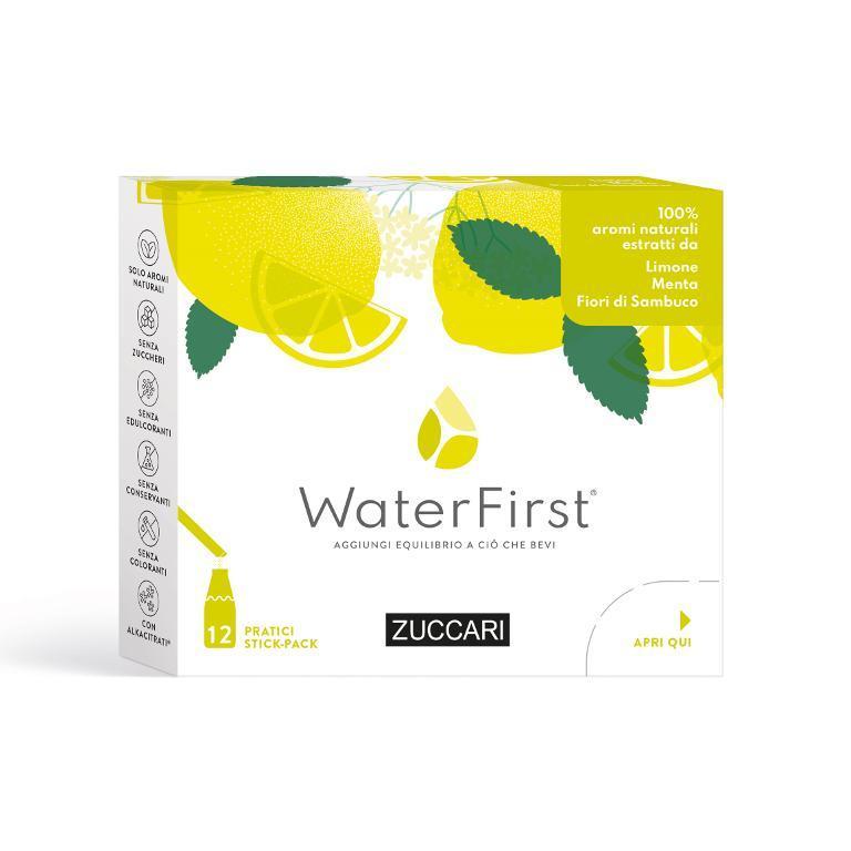 WATERFIRST LIMONE, MENTA, FIORI DI SAMBUCO 12 STICK