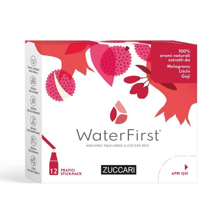 WATERFIRST MELOGRANO, LITCHI, GOJI 12 STICK